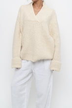 Load image into Gallery viewer, ATTENTION x Cream Chunky Knit Sweater (XS-L)