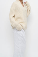 Load image into Gallery viewer, ATTENTION x Cream Chunky Knit Sweater (XS-L)