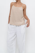 Load image into Gallery viewer, Vintage x GAP BODY Beige Striped Cotton, Linen Tank (XS, S)