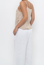 Load image into Gallery viewer, Vintage x GAP BODY Beige Striped Cotton, Linen Tank (XS, S)
