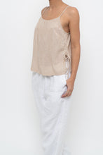 Load image into Gallery viewer, Vintage x GAP BODY Beige Striped Cotton, Linen Tank (XS, S)