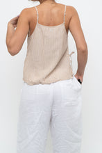 Load image into Gallery viewer, Vintage x GAP BODY Beige Striped Cotton, Linen Tank (XS, S)