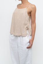 Load image into Gallery viewer, Vintage x GAP BODY Beige Striped Cotton, Linen Tank (XS, S)