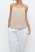 Load image into Gallery viewer, Vintage x GAP BODY Beige Striped Cotton, Linen Tank (XS, S)