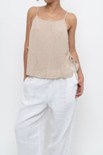 Load image into Gallery viewer, Vintage x GAP BODY Beige Striped Cotton, Linen Tank (XS, S)