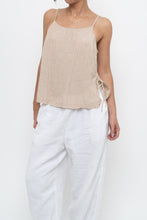 Load image into Gallery viewer, Vintage x GAP BODY Beige Striped Cotton, Linen Tank (XS, S)