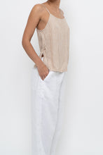 Load image into Gallery viewer, Vintage x GAP BODY Beige Striped Cotton, Linen Tank (XS, S)