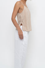 Load image into Gallery viewer, Vintage x GAP BODY Beige Striped Cotton, Linen Tank (XS, S)
