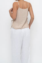 Load image into Gallery viewer, Vintage x GAP BODY Beige Striped Cotton, Linen Tank (XS, S)