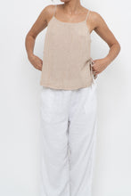 Load image into Gallery viewer, Vintage x GAP BODY Beige Striped Cotton, Linen Tank (XS, S)