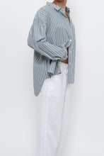 Load image into Gallery viewer, RAILS x Blue Striped Cotton-blend Buttonup (XS-L)