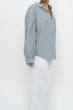 Load image into Gallery viewer, RAILS x Blue Striped Cotton-blend Buttonup (XS-L)