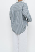 Load image into Gallery viewer, RAILS x Blue Striped Cotton-blend Buttonup (XS-L)