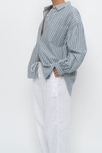 Load image into Gallery viewer, RAILS x Blue Striped Cotton-blend Buttonup (XS-L)