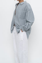 Load image into Gallery viewer, RAILS x Blue Striped Cotton-blend Buttonup (XS-L)