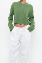 Load image into Gallery viewer, Vintage x Reworked Green Cashmere Cropped Sweater (XS-L)
