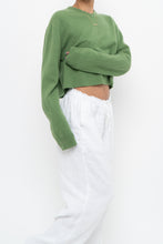 Load image into Gallery viewer, Vintage x Reworked Green Cashmere Cropped Sweater (XS-L)