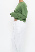 Load image into Gallery viewer, Vintage x Reworked Green Cashmere Cropped Sweater (XS-L)