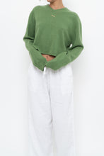 Load image into Gallery viewer, Vintage x Reworked Green Cashmere Cropped Sweater (XS-L)