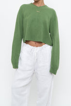 Load image into Gallery viewer, Vintage x Reworked Green Cashmere Cropped Sweater (XS-L)