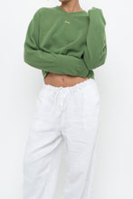 Load image into Gallery viewer, Vintage x Reworked Green Cashmere Cropped Sweater (XS-L)