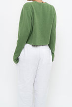 Load image into Gallery viewer, Vintage x Reworked Green Cashmere Cropped Sweater (XS-L)