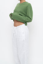 Load image into Gallery viewer, Vintage x Reworked Green Cashmere Cropped Sweater (XS-L)