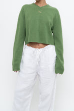 Load image into Gallery viewer, Vintage x Reworked Green Cashmere Cropped Sweater (XS-L)