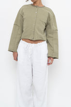 Load image into Gallery viewer, MOUSSY x Sage Green Cotton Cropped Cardigan (XS-M)