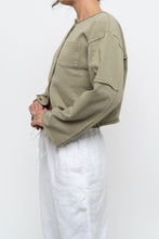 Load image into Gallery viewer, MOUSSY x Sage Green Cotton Cropped Cardigan (XS-M)