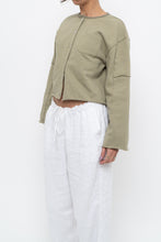 Load image into Gallery viewer, MOUSSY x Sage Green Cotton Cropped Cardigan (XS-M)