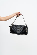 Load image into Gallery viewer, AG x Black Faux Leather Barrel Purse