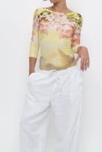 Load image into Gallery viewer, Vintage x Made in Brazil x Yellow Patterned Fitted Bodysuit (XS)