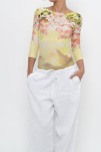 Load image into Gallery viewer, Vintage x Made in Brazil x Yellow Patterned Fitted Bodysuit (XS)