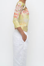 Load image into Gallery viewer, Vintage x Made in Brazil x Yellow Patterned Fitted Bodysuit (XS)