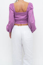 Load image into Gallery viewer, VERONICA BEARD x FUSCHIA Cropped Long Sleeve (S)