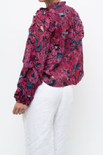 Load image into Gallery viewer, ULLA JOHNSON x Pink Patterned Long Sleeve Cotton-blend Blouse (XS, S)