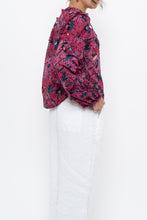 Load image into Gallery viewer, ULLA JOHNSON x Pink Patterned Long Sleeve Cotton-blend Blouse (XS, S)