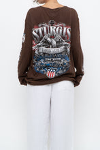 Load image into Gallery viewer, STURGIS x 2013 Brown Soft Long Sleeve Tee (XS-L)