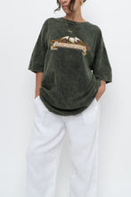 Load image into Gallery viewer, Vintage x Made in USA x HARLEY DAVIDSON Green Acid-Wash Tee (S-XL)