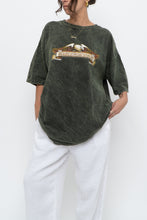 Load image into Gallery viewer, Vintage x Made in USA x HARLEY DAVIDSON Green Acid-Wash Tee (S-XL)