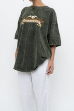 Load image into Gallery viewer, Vintage x Made in USA x HARLEY DAVIDSON Green Acid-Wash Tee (S-XL)