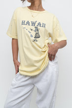 Load image into Gallery viewer, Vintage x Hawaii Butter Yellow Hula Tee (XS-M)