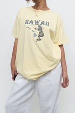 Load image into Gallery viewer, Vintage x Hawaii Butter Yellow Hula Tee (XS-M)
