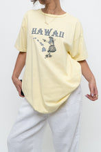 Load image into Gallery viewer, Vintage x Hawaii Butter Yellow Hula Tee (XS-M)