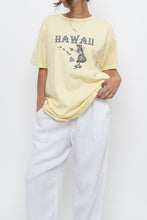 Load image into Gallery viewer, Vintage x Hawaii Butter Yellow Hula Tee (XS-M)