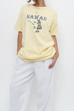 Load image into Gallery viewer, Vintage x Hawaii Butter Yellow Hula Tee (XS-M)