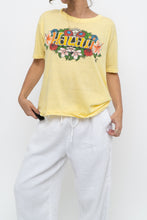 Load image into Gallery viewer, Vintage x Hawaii Yellow Single Stitch Soft Tee (XS-M)