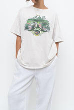 Load image into Gallery viewer, Vintage x Made in USA x Mountain Dew Racing Faded White Tee (XS-L)