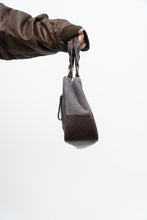 Load image into Gallery viewer, Vintage x Grey, Brown Faux Leather Purse